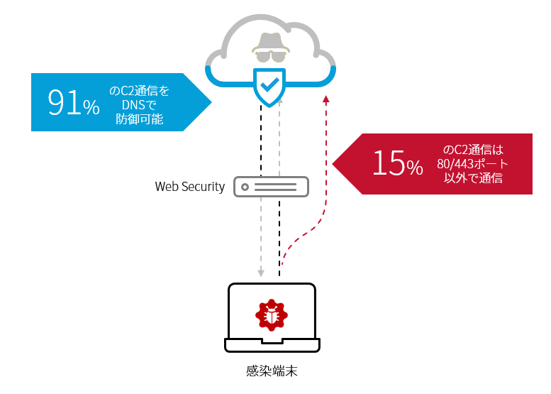 DNSによるC2通信対策